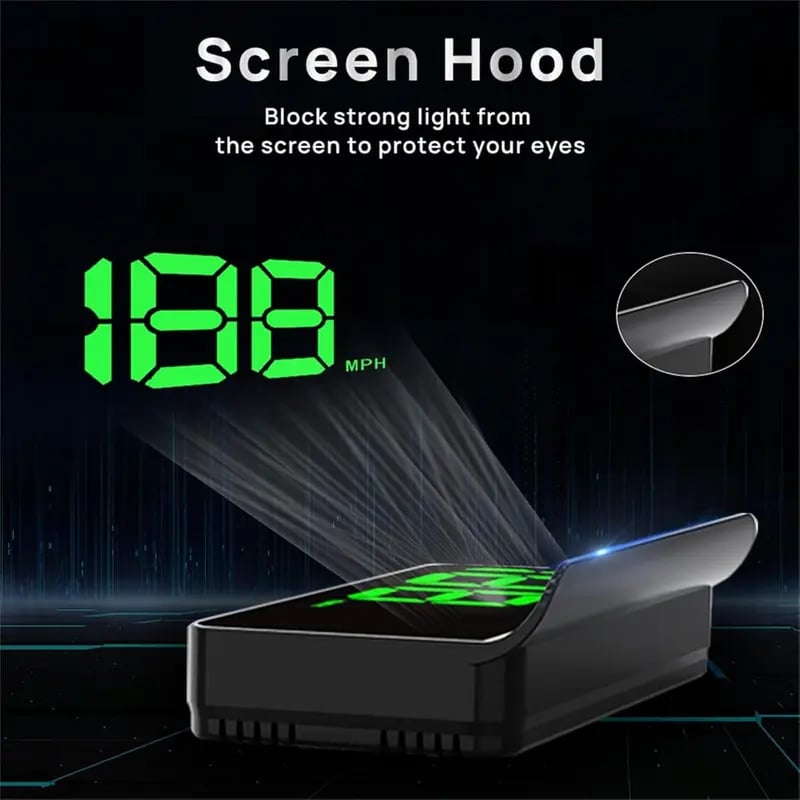 🔥🔥Head Up Display Car GPS Digital Speedometer