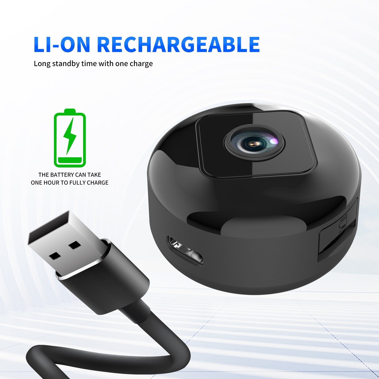 [Hidden camera HD night vision]No WIFI or electricity required💯Tiny and installs in 1 second ⚠️Remote real-time viewing