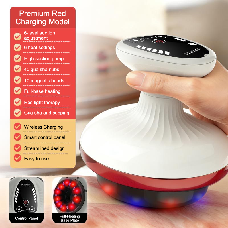 🔥Electric Meridian Brush — Home-Use Abdominal Massage and Gua Sha Tool