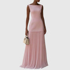 👗Solid-Color Sleeveless Knit Vest & Knit Skirt Two-Piece Set