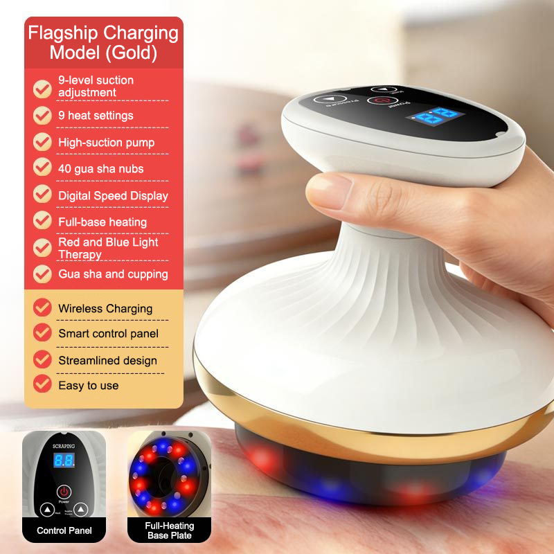 🔥Electric Meridian Brush — Home-Use Abdominal Massage and Gua Sha Tool