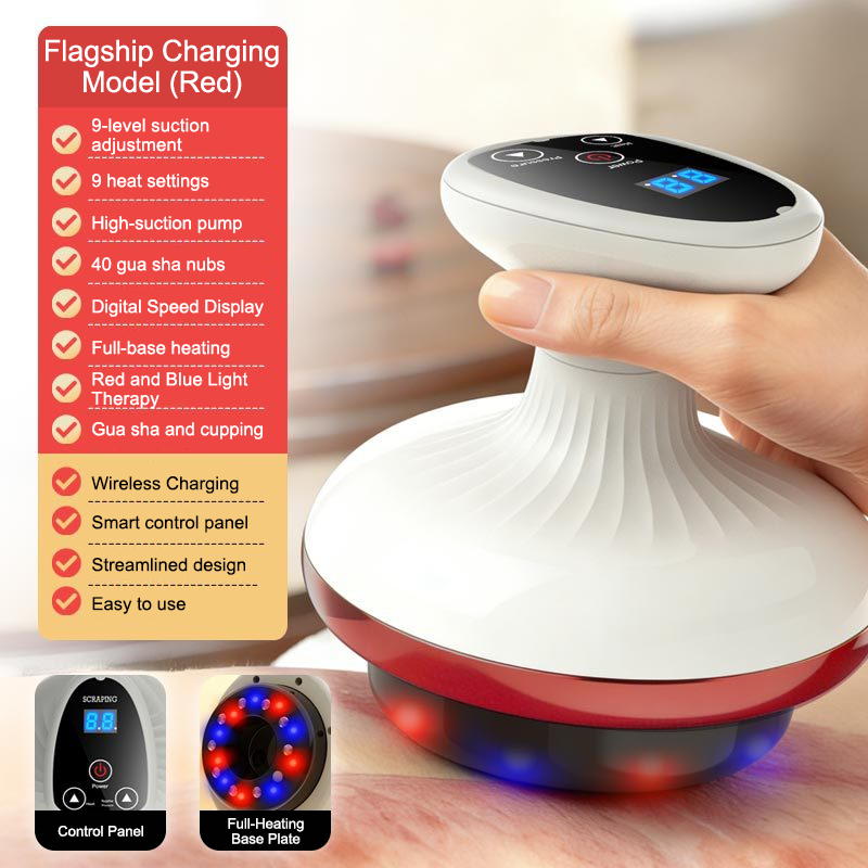 🔥Electric Meridian Brush — Home-Use Abdominal Massage and Gua Sha Tool