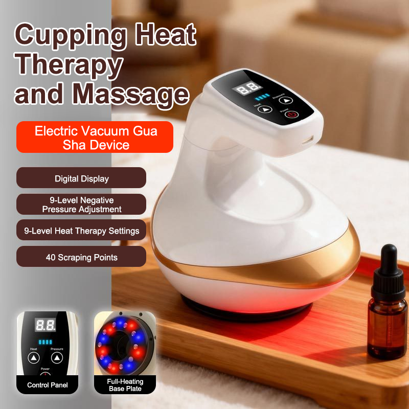 🔥Electric Meridian Brush — Home-Use Abdominal Massage and Gua Sha Tool