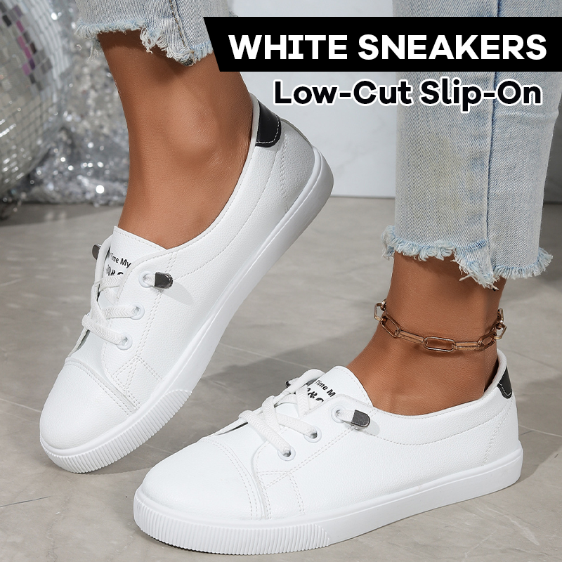 Spring Collection: Women's Versatile White Sneakers — Lightweight, Non-Slip, and Comfortable for Walking👟
