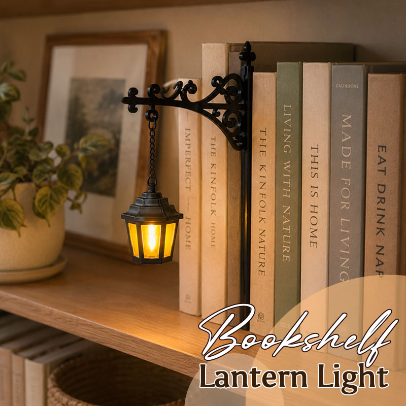 📚💡Bookshelf Lantern Light - Library Bookshelf Lighting Lantern