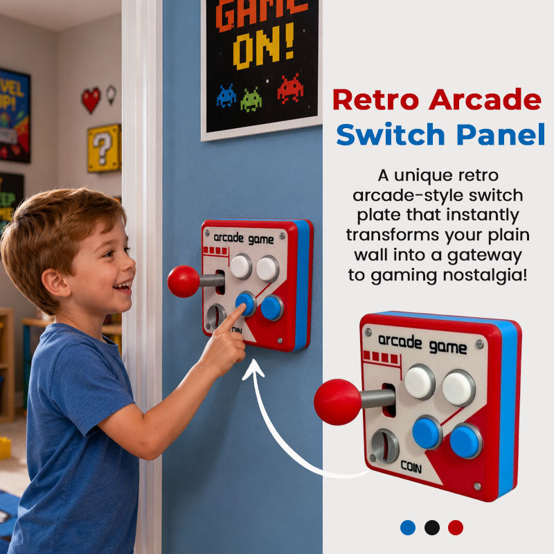 Retro Arcade Switch Panel🕹🎮