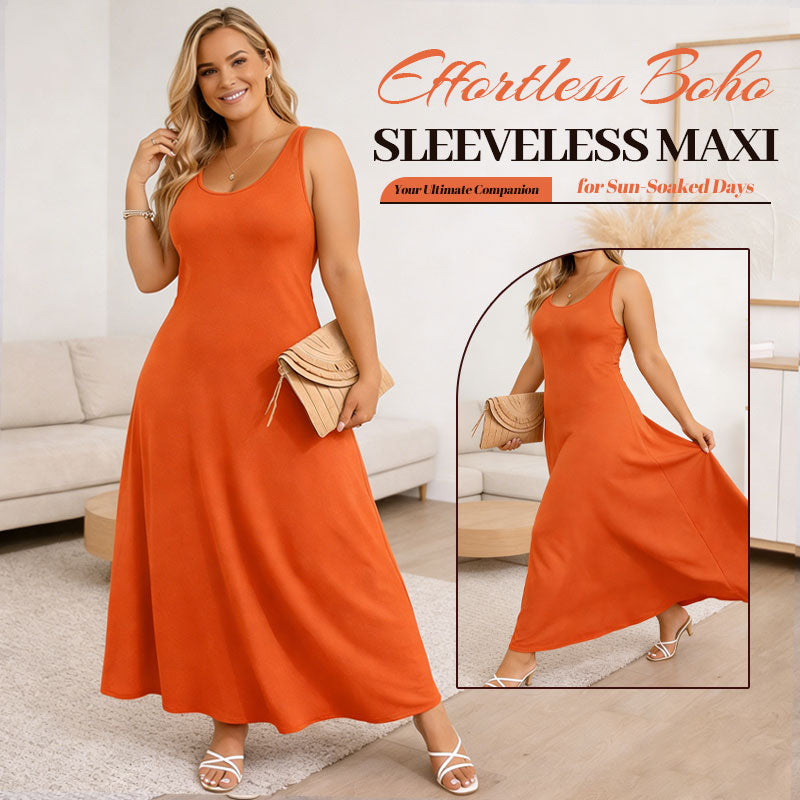 Effortless Boho Sleeveless Maxi 👗 — Your Ultimate Companion for Sun-Soaked Days
