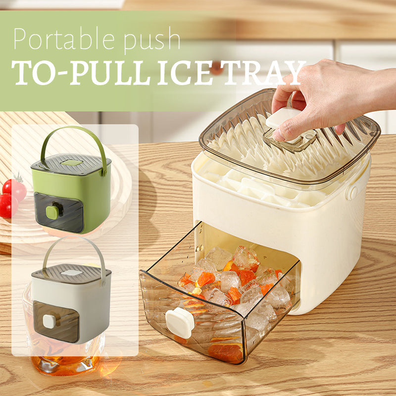 🔥🧊Portable Push-To-Pull Ice Tray