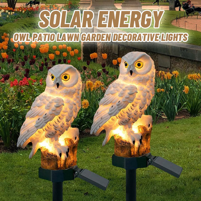Solar Owl Courtyard Lawn Garden Decorative Light🦉✨