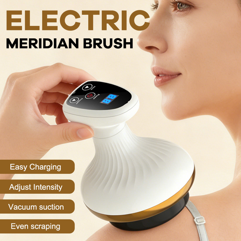 🔥Electric Meridian Brush — Home-Use Abdominal Massage and Gua Sha Tool