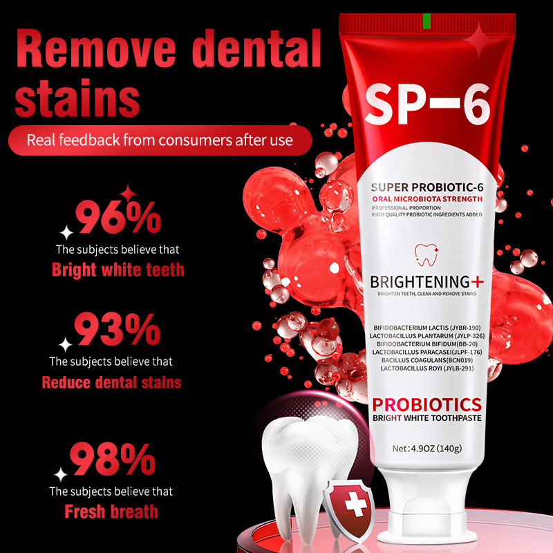 🦷SP-6 Probiotic Whitening and Stain-Removing Toothpaste (Exclusive to the U.S.)
