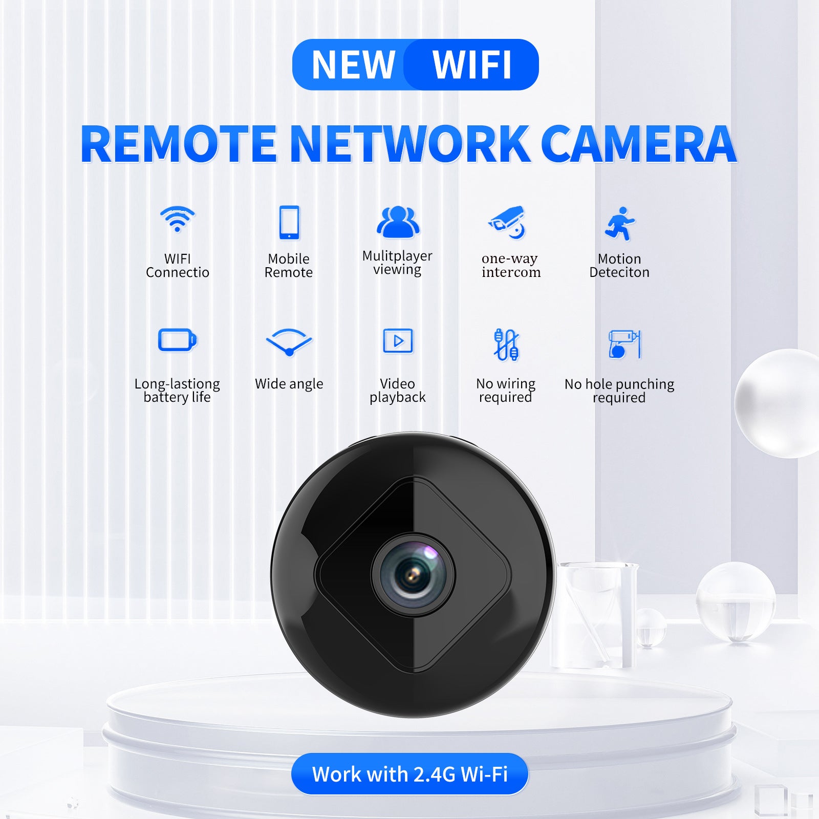 [Hidden camera HD night vision]No WIFI or electricity required💯Tiny and installs in 1 second ⚠️Remote real-time viewing