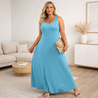 Effortless Boho Sleeveless Maxi 👗 — Your Ultimate Companion for Sun-Soaked Days