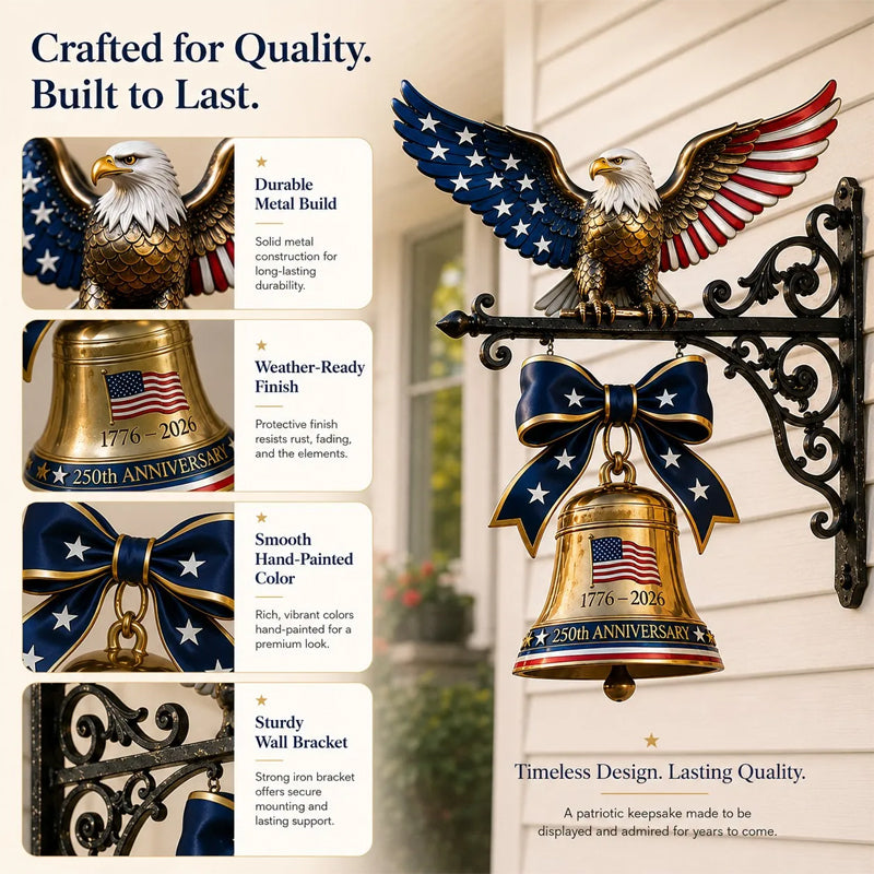 250th Anniversary Commemorative Wall-Mounted Bell / Doorbell / Wind Chime