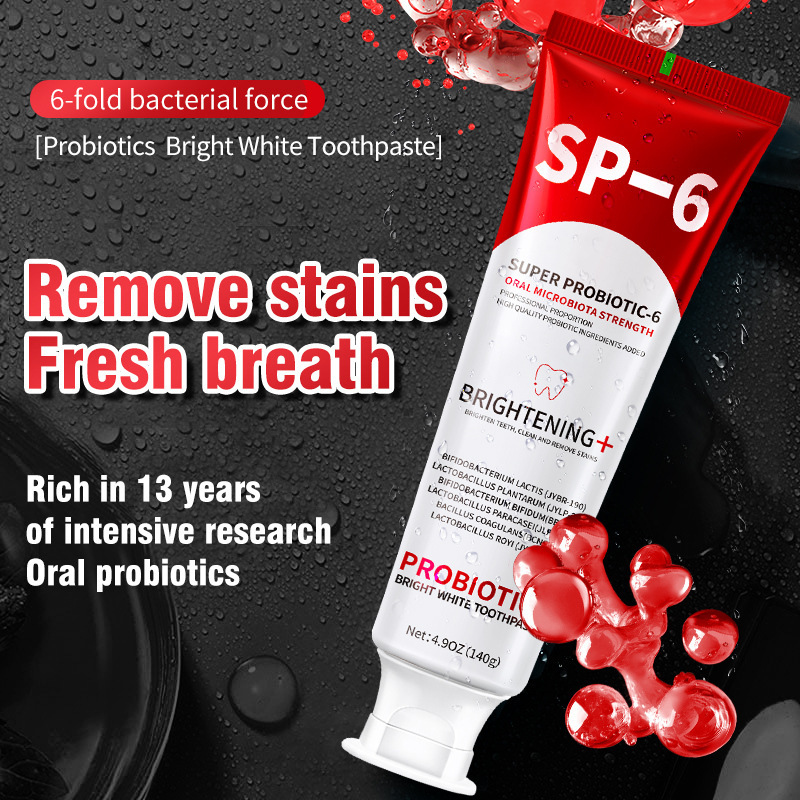 🦷SP-6 Probiotic Whitening and Stain-Removing Toothpaste (Exclusive to the U.S.)