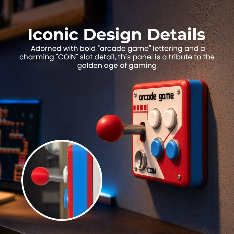 Retro Arcade Switch Panel🕹🎮