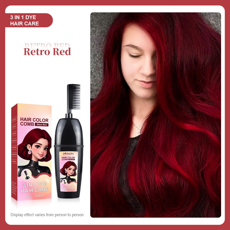 💥Today's Best Sellers🟧3-in-1 comb for hair coloring | Easy at-home hair coloring with integrated brush