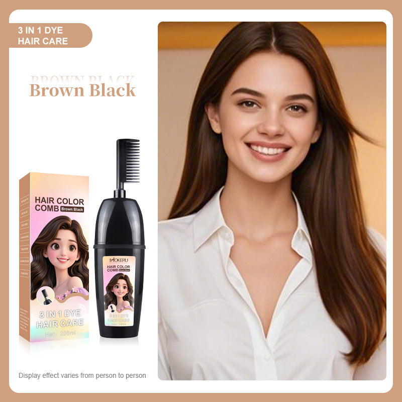💥Today's Best Sellers🟧3-in-1 comb for hair coloring | Easy at-home hair coloring with integrated brush
