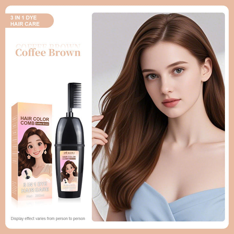 💥Today's Best Sellers🟧3-in-1 comb for hair coloring | Easy at-home hair coloring with integrated brush