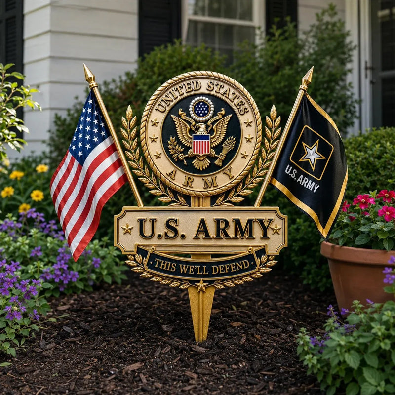 ⏰Today's flash sale: 50% off🦅Metal Marine Corps Garden Decor Pitcher