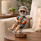 🔥Today's 50% Off Hot Sale🎸Grateful Dead Jerry Garcia Bobblehead Car & Desk Ornament ✨