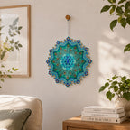 Mandala Rotating Wind Chime Peacock 3D Garden Wind Chime Pendant🦚