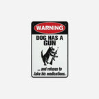 "Guard Cat & Dog" Humorous Warning Sign 🐶🐱 — Give Your Neighbors Something to Talk About