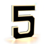 🎁✨Solar-powered outdoor illuminated door number