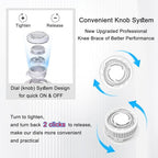 🦵🛡️Adjustable Compression Knee Support – Knob Design + Patella