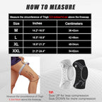 🦵🛡️Adjustable Compression Knee Support – Knob Design + Patella