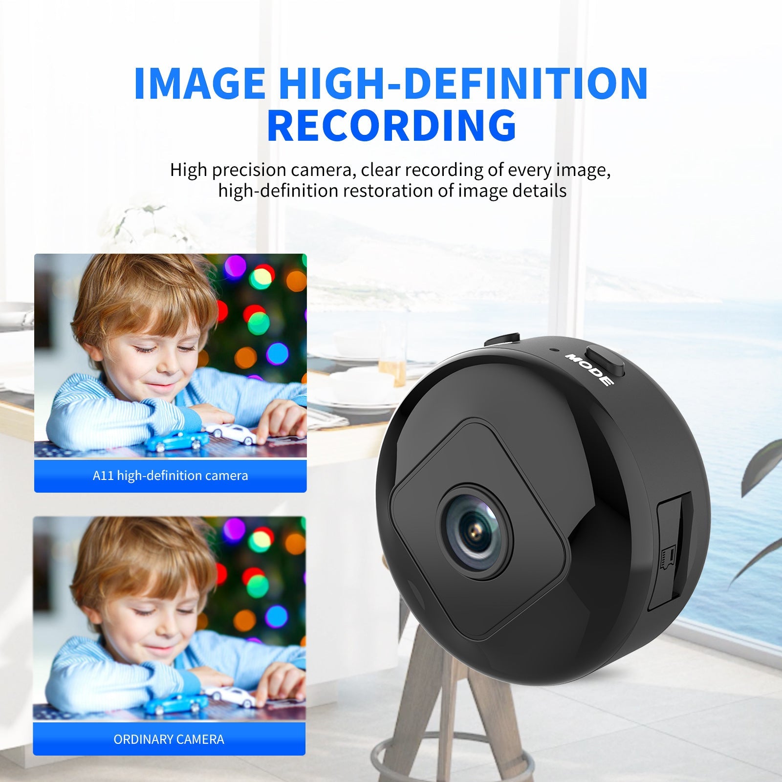 [Hidden camera HD night vision]No WIFI or electricity required💯Tiny and installs in 1 second ⚠️Remote real-time viewing