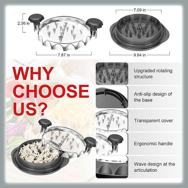 🥩Baby Food Preparation Tool: Chopper & Separator