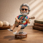 🔥Today's 50% Off Hot Sale🎸Grateful Dead Jerry Garcia Bobblehead Car & Desk Ornament ✨