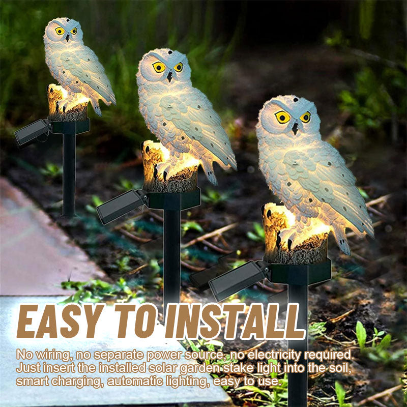 Solar Owl Courtyard Lawn Garden Decorative Light🦉✨