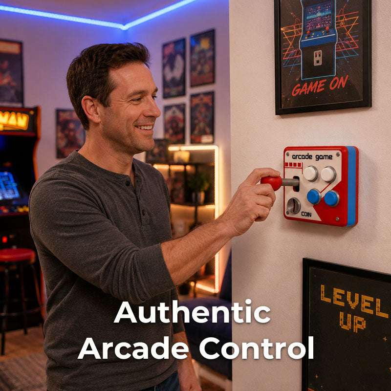 Retro Arcade Switch Panel🕹🎮