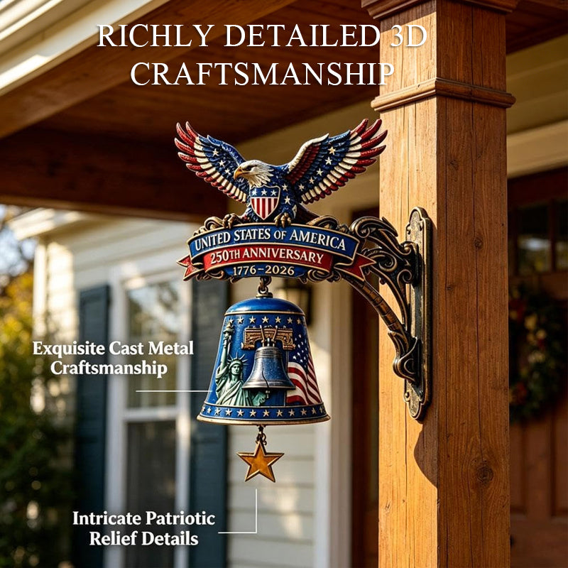 250th Anniversary Commemorative Wall-Mounted Bell / Doorbell / Wind Chime