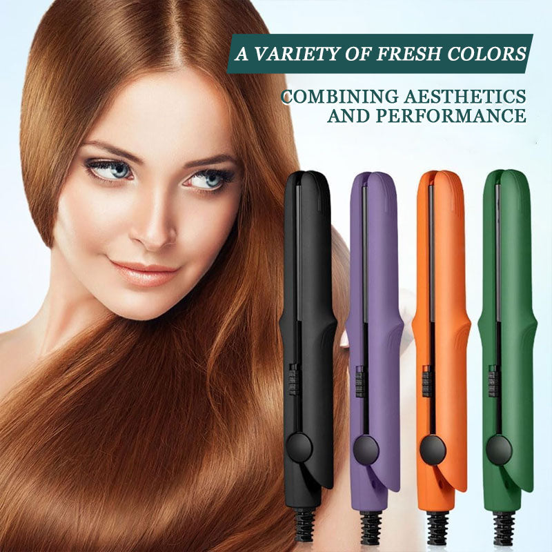 💖 Mini 2-in-1 Hair Straightener & Curler | Style Anytime, Shine Everywhere 💖