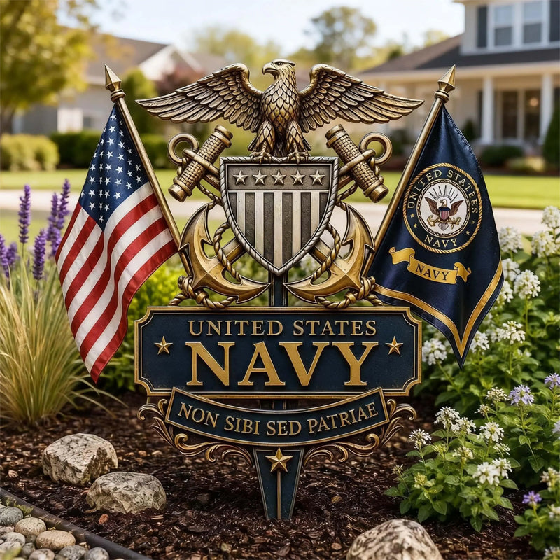 ⏰Today's flash sale: 50% off🦅Metal Marine Corps Garden Decor Pitcher