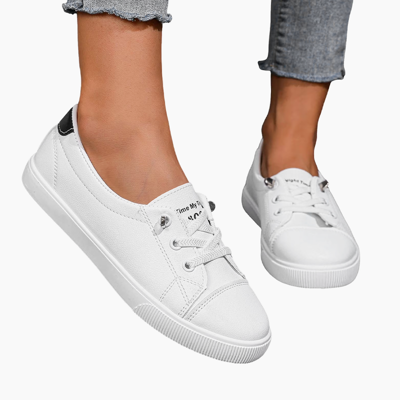 Spring Collection: Women's Versatile White Sneakers — Lightweight, Non-Slip, and Comfortable for Walking👟
