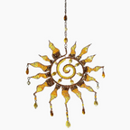 Sun Spiral Crystal Suncatcher ☀️ — Turn Sunlight into a Mesmerizing Golden Glow