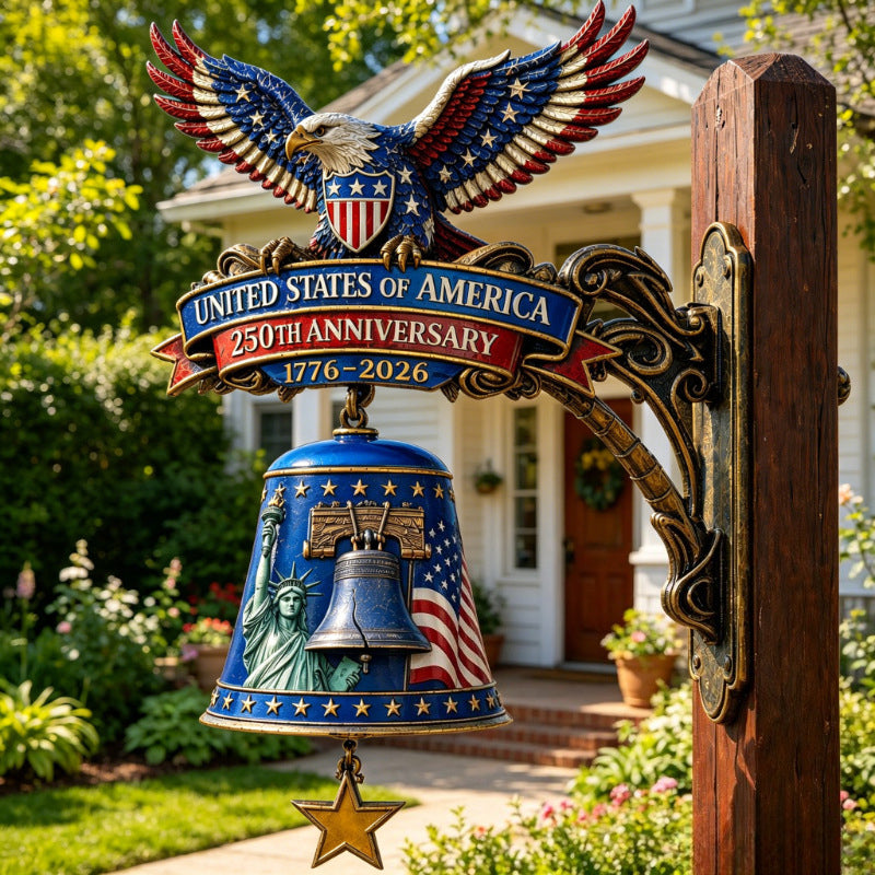 250th Anniversary Commemorative Wall-Mounted Bell / Doorbell / Wind Chime