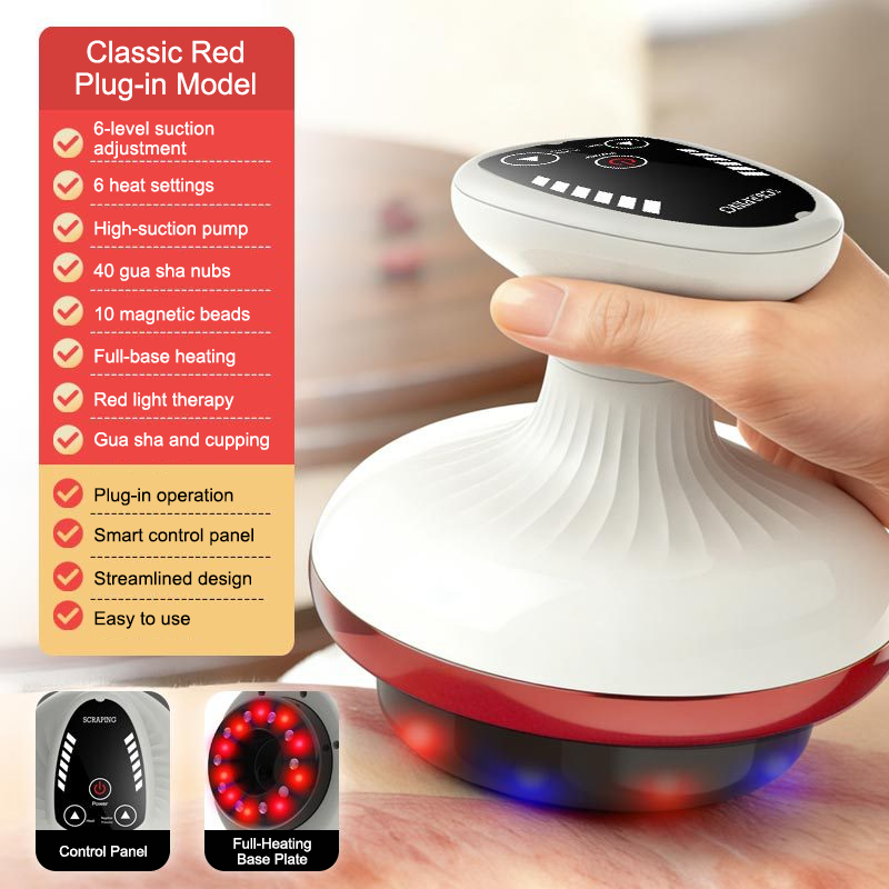 🔥Electric Meridian Brush — Home-Use Abdominal Massage and Gua Sha Tool